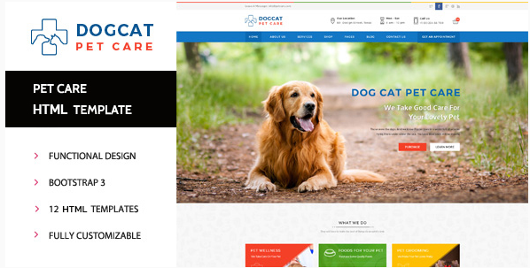 Pet Care - Veterinary HTML Template