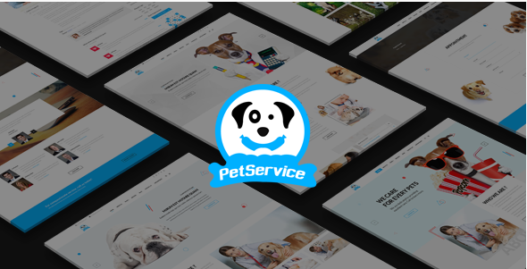 Pet Service - A Pet Services PSD Template