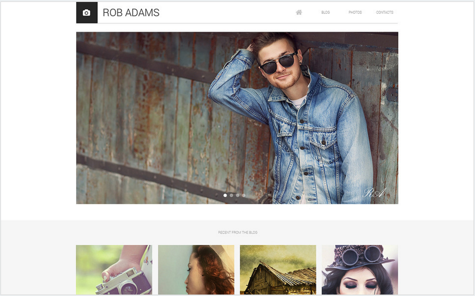 Photo Artist Drupal Template