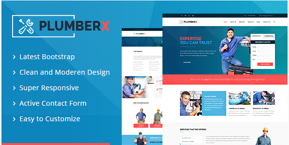 Plumberx - Plumber and Construction HTML Template