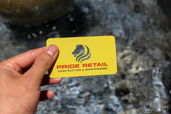 Pride Retail Metal Business Cards