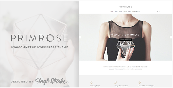 Primrose - A Minimal WooCommerce WordPress Theme for Creative eCommerce Websites