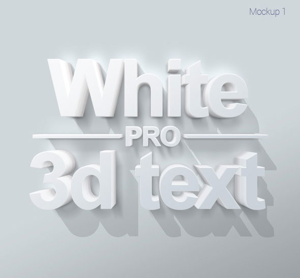 Pro 3D Text Mockups V1