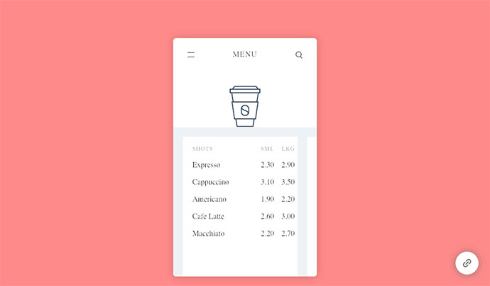 Pure CSS – Menu App