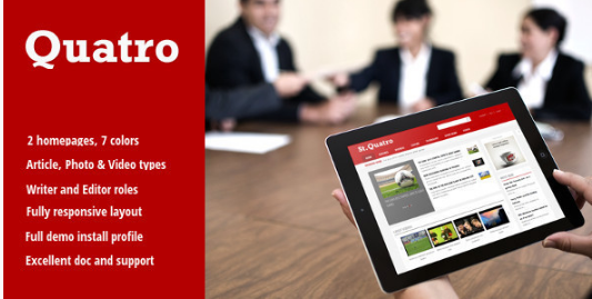 Quatro - News & Magazine Drupal Theme