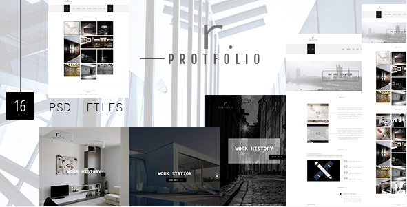 R.PROTFOLIO - Creative Personal Company Portfolio template