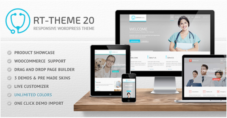 RT-Theme 20 | Medical, Health, Laboratory and Medical Product Catalog Theme