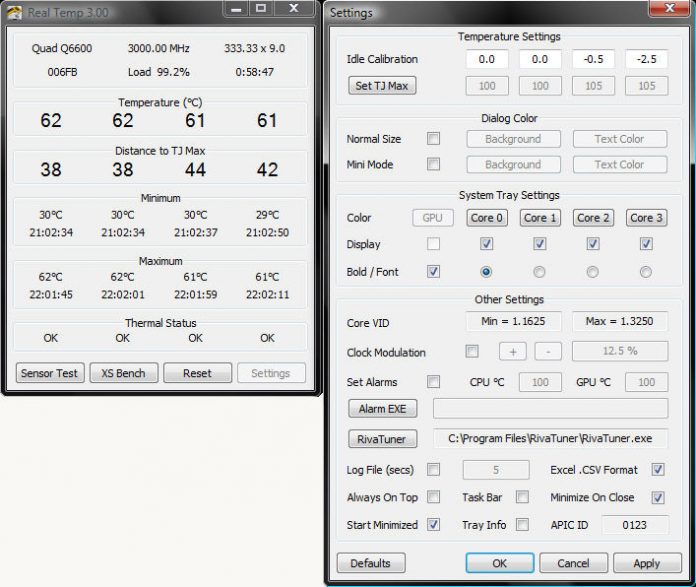 Real Temp: Best CPU Temperature Monitor Softwares