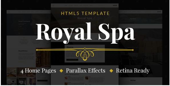 Royal Spa — Luxury Hotel & Spa HTML5 Template