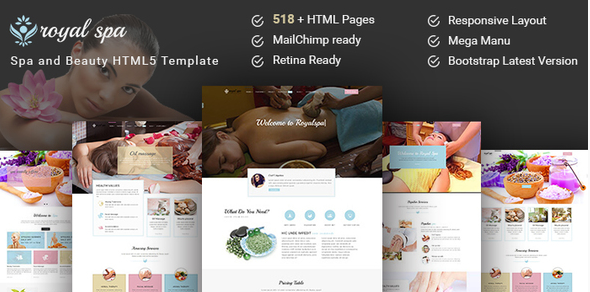 RoyalSpa - Spa and Beauty Responsive HTML5 Template