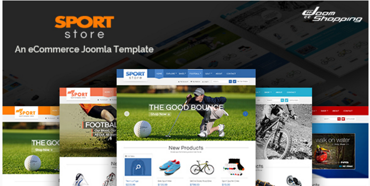 SJ Sport Store - Responsive Joomla Template