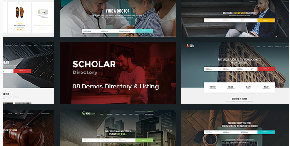 Scholar - Directory Multipurpose PSD Template