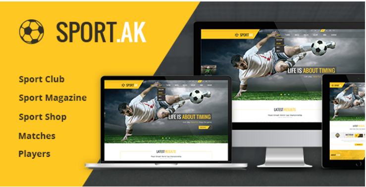 Sport.AK — Soccer Club and Sport Joomla Template