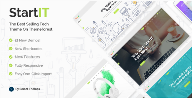 Startit - A Fresh Startup Business Theme