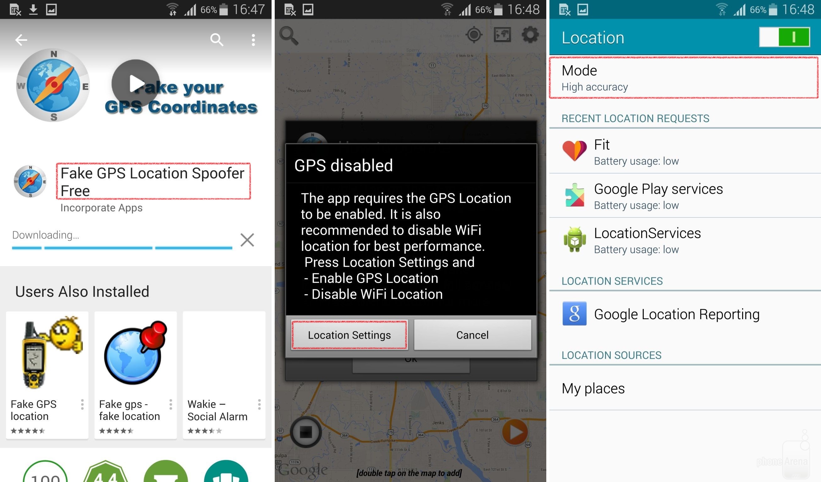 Change or Fake GPS Location on Android