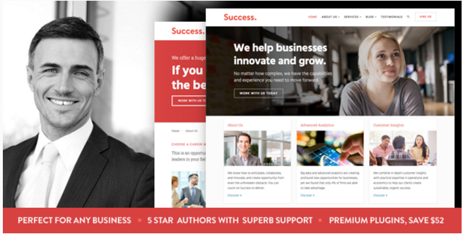 Success - Business and Professional Services WordPress Theme