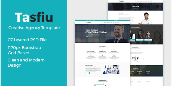 Tasfiu - Corporate PSD Template