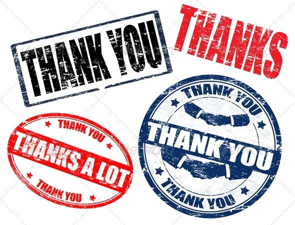 Thank You Stamps: Dazzling Rubber Stamp Designs