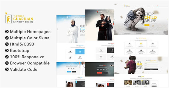 The Child Guardian - HTML Template for Charity, Mosque and Church