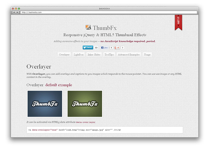 ThumbFx: Best Responsive jQuery Plugins