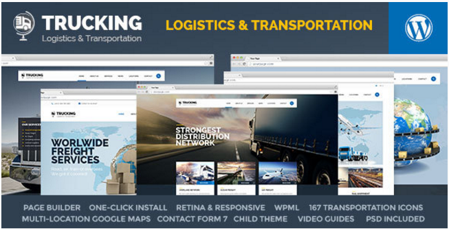 Trucking - Transportation & Logistics WordPress
