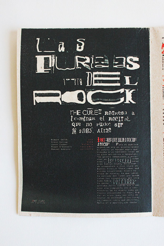 Typographic brochure