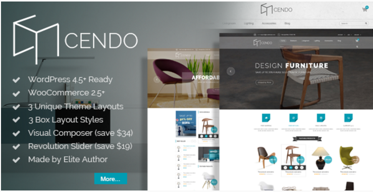 VG Cendo - WooCommerce WordPress Theme for Furniture Stores