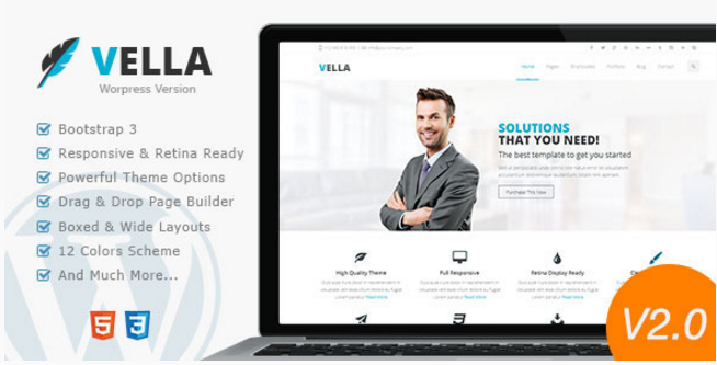 Vella Business - Modern Business Theme