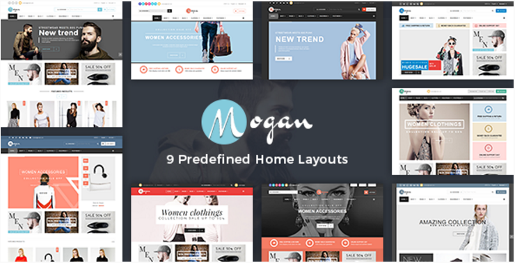 Vina Mogan - Responsive VirtueMart Fashion Template