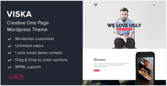 WordPress One Page Themes