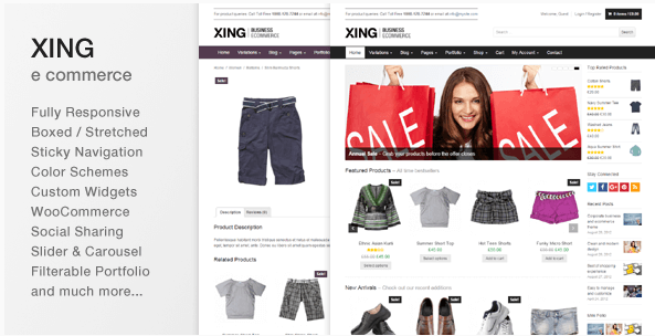 Xing - Business / ecommerce WordPress Theme