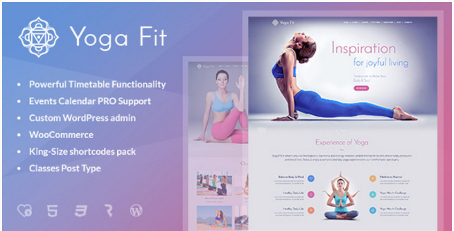 Yoga Fit - Sports, Fitness & Gym WordPress Theme