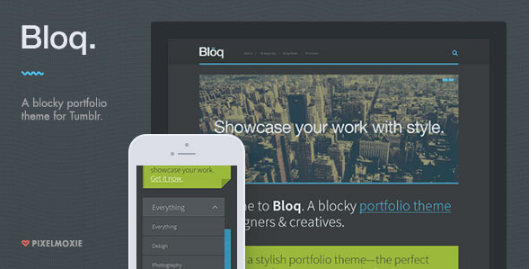 Bloq: Highly Flexible Tumblr Themes