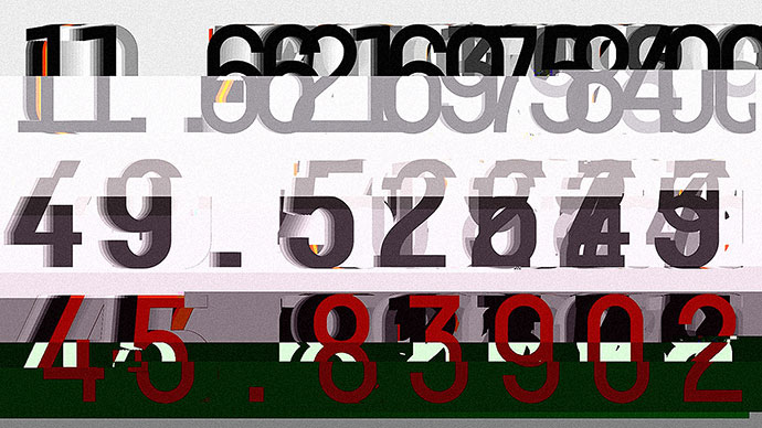 byte glitches  texture and color: Astonishing Glitch Typography Examples