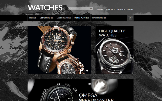 Cool Prestashop Online Watches Store