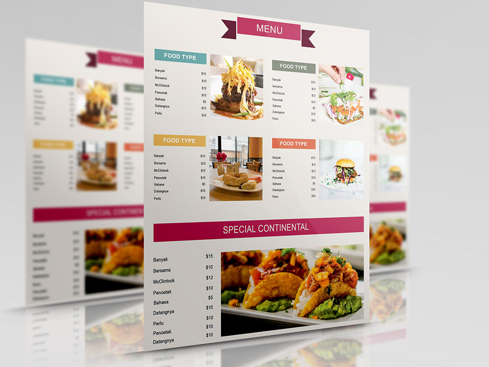 free-seafood-menu-template