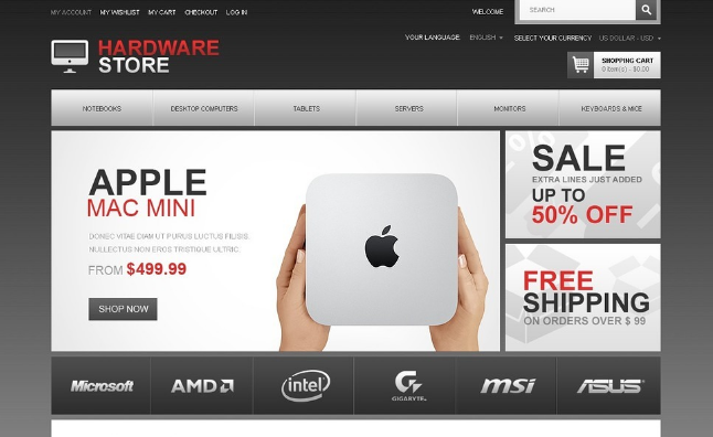 Hardware Store Magento Theme