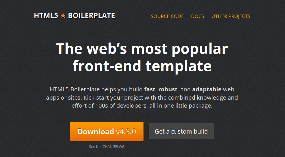 HTML5 Boilerplate