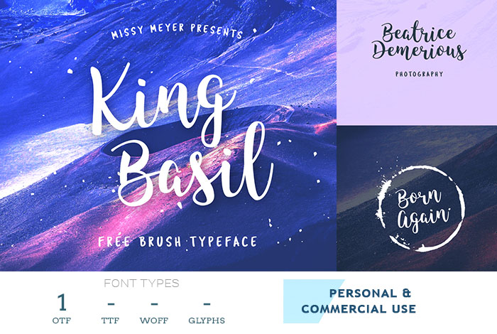 king-basil-good-logo-font