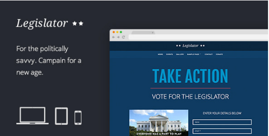 Legislattor: Political Bootstrap Website Templates