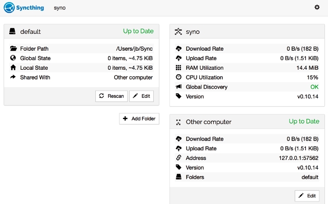 Syncthing Linux Backup Softwares