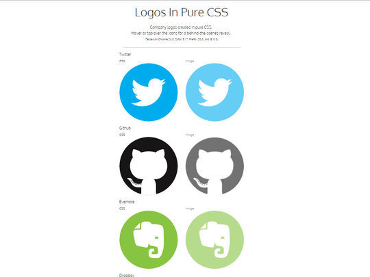 logos-in-pure-css
