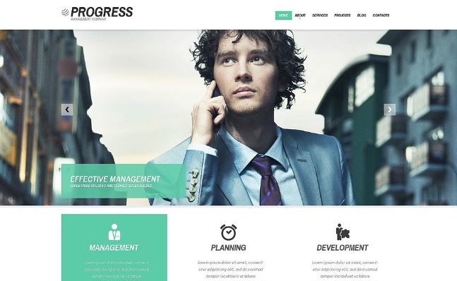 Management Company Responsive WordPress Theme