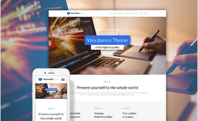 Monstroid WordPress Theme