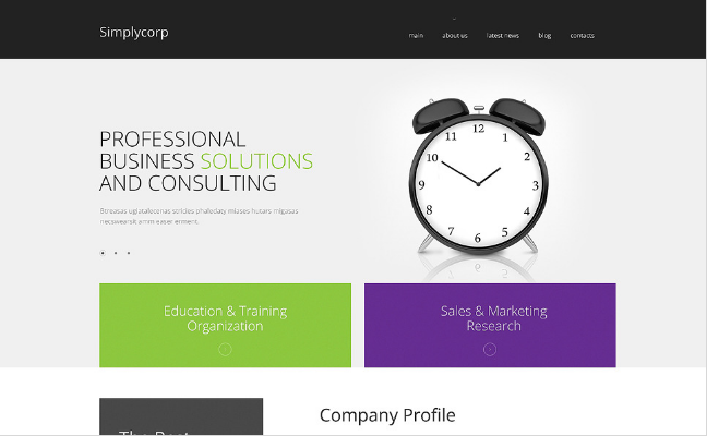 Simplycorp WordPress Theme