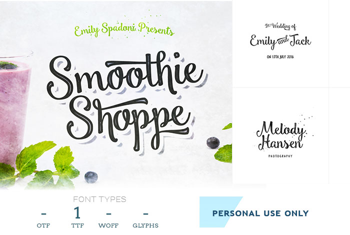 smoothie-script-font