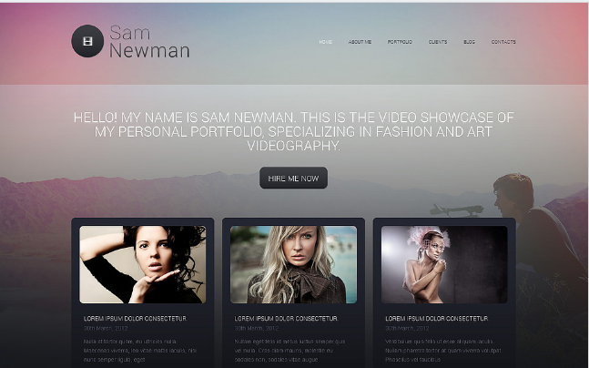 Videography: Drupal Portfolio Themes