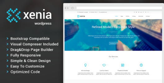 Xenia: Accountant WordPress Themes