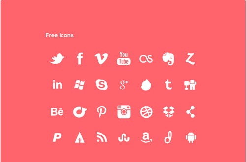 28 Super Awesome Icons: Free Vector PSD Social Media Icon Sets
