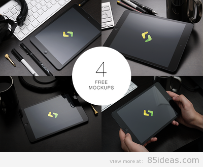 Best Free iPad PSD Mockup Designs